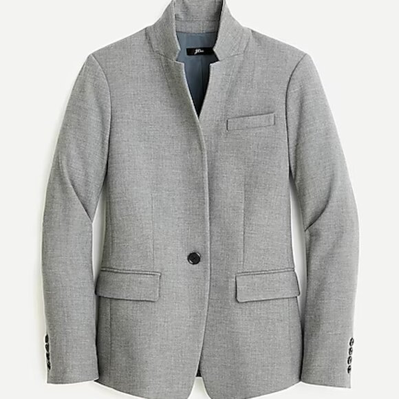 Jcrew Gray Regent Blazer in Four-Season Stretch Size 10 NWT - Picture 1 of 4